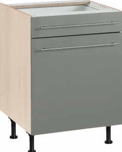 OPTIFIT Unterschrank »Bern« 60 cm breit, mit Tür und Schubkasten, mit höhenverstellbaren Füßen