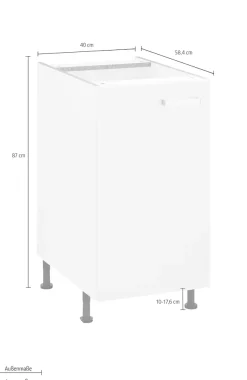 OPTIFIT Unterschrank »Parma« Breite 40 cm
