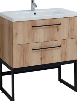 OPTIFIT Waschtisch »Yukon« Breite 80 cm, mit Keramikbecken