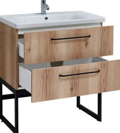 OPTIFIT Waschtisch »Yukon« Breite 80 cm, mit Keramikbecken