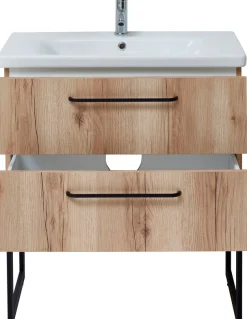 OPTIFIT Waschtisch »Yukon« Breite 80 cm, mit Keramikbecken