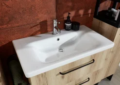 OPTIFIT Waschtisch »Yukon« Breite 80 cm, mit Keramikbecken