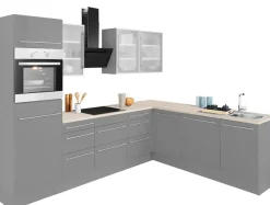 OPTIFIT Winkelküche »Bern« Stellbreite 285x225 cm, wahlweise mit E-Geräten