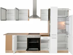 OPTIFIT Winkelküche »Kalmar« Stellbreite 300x175 cm, wahlweise mit E-Geräten, mit Arbeitsplatte