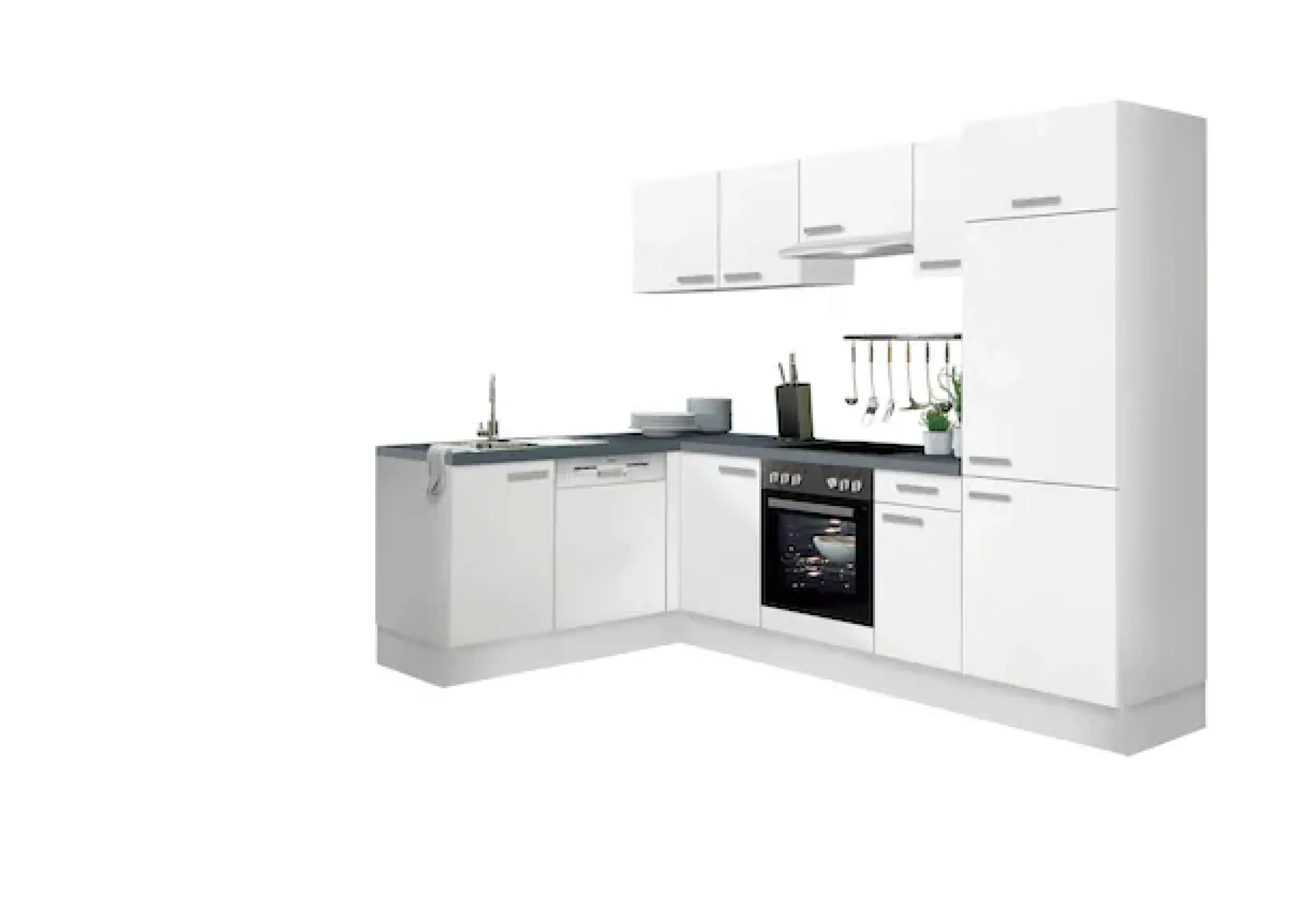 OPTIFIT Winkelküche »Odense« Stellbreite 275 x 175 cm, mit 28 mm starker Arbeitsplatte