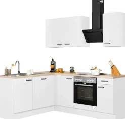 OPTIFIT Winkelküche »Parma« ohne E-Geräte, Stellbreite 215x175 cm