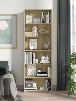 OTTO home Aktenregal »Tomar Regal Bücherregal« Bücherregal mit viel Stauraum, Maße (B/T/H): 70/24,5/211,5 cm