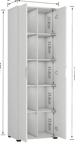 OTTO home Aktenschrank »ALENNA-AS2T« Set,Mehrzweckschrank, modernes Design, Höhe 180 cm