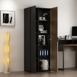 OTTO home Aktenschrank »ASPEA-AS1T5F« Set,Mehrzweckschrank, modernes Design mit Akustikpaneel-Optik