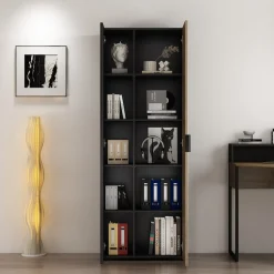 OTTO home Aktenschrank »ASPEA-AS1T5F« Set,Mehrzweckschrank, modernes Design mit Akustikpaneel-Optik