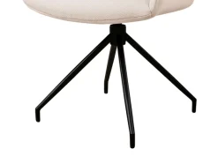 OTTO home Armlehnstuhl »Bruna Drehstuhl, Polsterstuhl, Esszimmerstuhl, Küchenstuhl, 4-Fußstuhl« () 360° drehbar, mit automatischer Rückstellung, 2-Stoff-Design