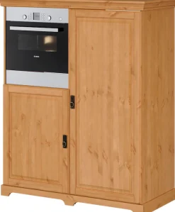 OTTO home Backofen/Kühlumbauschrank »Rügen« Breite 127 cm, Kiefer massiv, Nische für Kühlschrank
