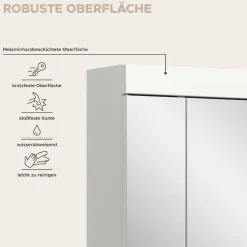 OTTO home Badezimmerspiegelschrank »MAOI, mit 3 Spiegeltüren, in verschiedenen Ausführungen erhältlich« Badmöbel, Badschrank, Schrankspiegel, Spiegel, Bad, Badezimmer