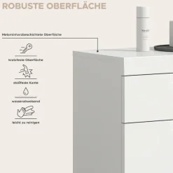 OTTO home Badkommode »MAOI, Breite 75 cm, 2 Türen, 1 Schubkasten, 2 Fächer« Badezimmerschrank, Schrank, Kommode, Midischrank, Bad, Badezimmer