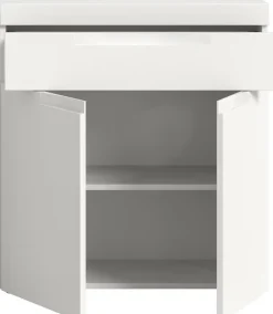 OTTO home Badkommode »MAOI, Breite 75 cm, 2 Türen, 1 Schubkasten, 2 Fächer« Badezimmerschrank, Schrank, Kommode, Midischrank, Bad, Badezimmer