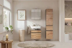 OTTO home Badmöbel-Set »BOZEN, 3-tlg. Unterbecken-Set - Seitenschrank«