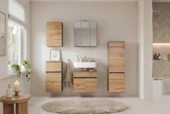 OTTO home Badmöbel-Set »BOZEN, 5-tlg. Unterbecken-Set - Midischrank«
