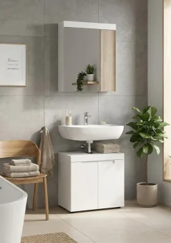 OTTO home Badmöbel-Set »MAOI, 2-teilige Badkombination, hochwertige MDF Front«