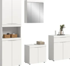 OTTO home Badmöbel-Set »MAOI, 4-teilige Badkombination, hochwertige MDF Front«