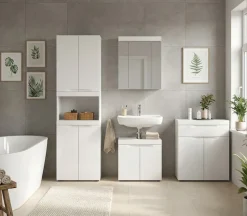 OTTO home Badmöbel-Set »MAOI, 4-teilige Badkombination, hochwertige MDF Front«