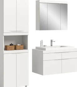 OTTO home Badmöbel-Set »MAOI, 3-teilige Badkombination, hochwertige MDF Front«