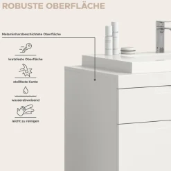 OTTO home Badmöbel-Set »MAOI, 3-teilige Badkombination, hochwertige MDF Front«