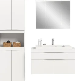 OTTO home Badmöbel-Set »MAOI, 3-teilige Badkombination, hochwertige MDF Front«