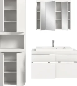 OTTO home Badmöbel-Set »MAOI, 3-teilige Badkombination, hochwertige MDF Front«