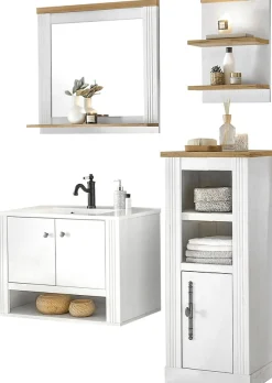 OTTO home Badmöbel-Set »WESTMINSTER, Bad im Landhausstil, 4-teiliges Badezimmer« 4 Stk. tlg.