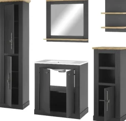 OTTO home Badmöbel-Set »WESTMINSTER, Bad im Landhausstil, 5-teiliges Badezimmer« 5 Stk. tlg.