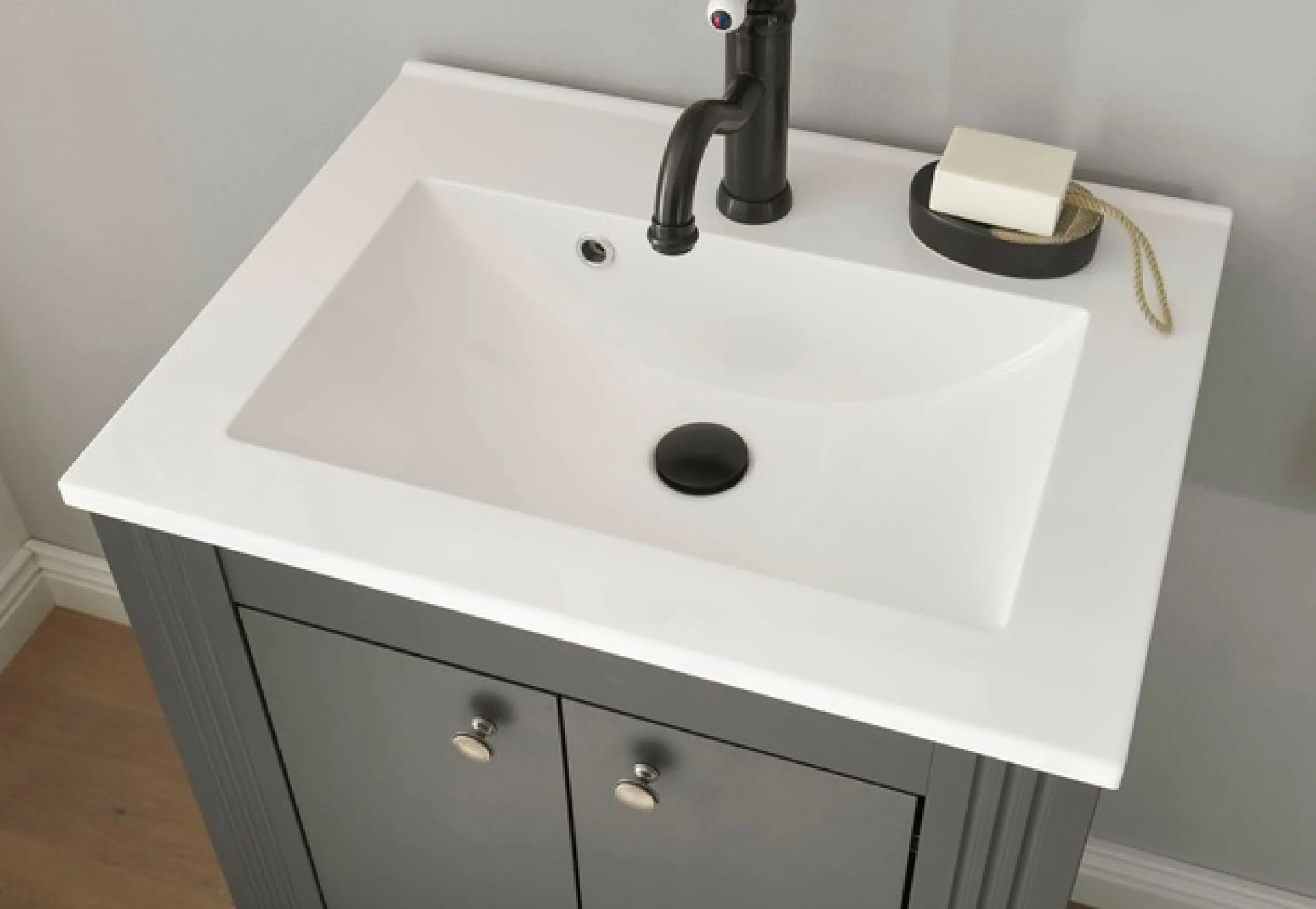 OTTO home Badmöbel-Set »WESTMINSTER, Bad im Landhausstil, 5-teiliges Badezimmer« 5 Stk. tlg.