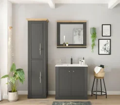 OTTO home Badmöbel-Set »WESTMINSTER, Bad im Landhausstil, 3-teiliges Badezimmer« 3 Stk. tlg.