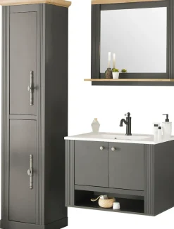 OTTO home Badmöbel-Set »WESTMINSTER, Bad im Landhausstil, 3-teiliges Badezimmer« 3 Stk. tlg.