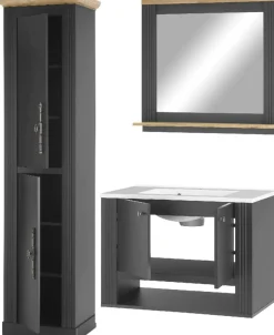 OTTO home Badmöbel-Set »WESTMINSTER, Bad im Landhausstil, 3-teiliges Badezimmer« 3 Stk. tlg.