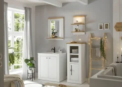 OTTO home Badmöbel-Set »WESTMINSTER, Bad im Landhausstil, 2-teiliges Badezimmer« 4 Stk. tlg.