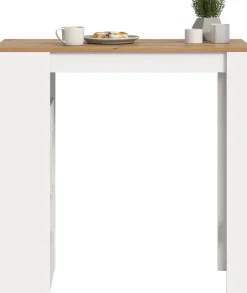 OTTO home Bartisch »NORDBY, Breite x Höhe: 105 x 103cm, 4 offene Fächer« Esstisch, Stehtisch, Tresentisch, Bistrotisch, Küchentisch