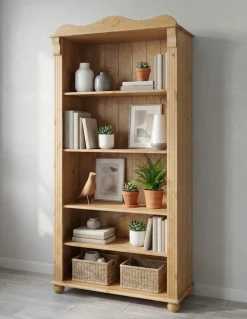 OTTO home Bücherregal »Adele, Standregal, Regal« B/T/H:,aus massiver Kiefer, Breite 92 cm, FSC®