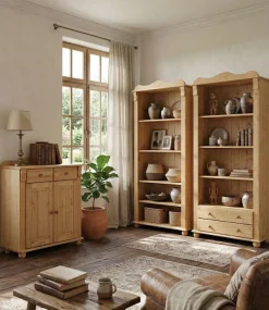OTTO home Bücherregal »Adele, Standregal, Regal« B/T/H:,aus massiver Kiefer, Breite 92 cm, FSC®