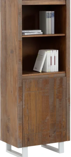 OTTO home Bücherregal »Lagos« aus schönem massivem Kiefernholz, grifflos, Breite 55 cm