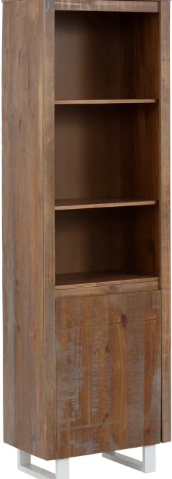 OTTO home Bücherregal »Lagos« aus schönem massivem Kiefernholz, grifflos, Breite 55 cm