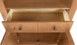 OTTO home Bücherregal »Liotta« mit 3 verstellbare Einlegeböden, 1 Schubkasten, massives Kiefernholz