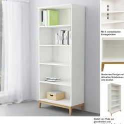 OTTO home Bücherregal »Maryd« mit Untergestell in Holzoptik