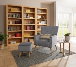 OTTO home Bücherwand »Bergen« aus schönem massivem Kiefernholz, 3 tlg.