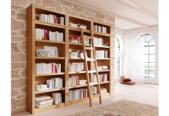 OTTO home Bücherwand »Bergen« aus schönem massivem Kiefernholz, 3 tlg.