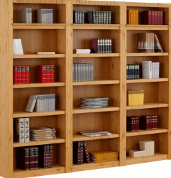 OTTO home Bücherwand »Bergen« aus schönem massivem Kiefernholz, 3 tlg.