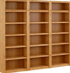 OTTO home Bücherwand »Bergen« aus schönem massivem Kiefernholz, 3 tlg.