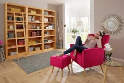OTTO home Bücherwand »Bergen« aus schönem massivem Kiefernholz, 3 tlg.