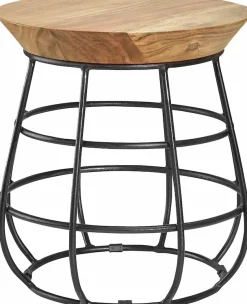 OTTO home Beistelltisch mit Metall-Gestell