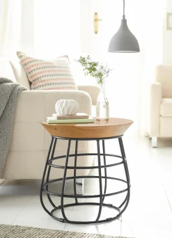 OTTO home Beistelltisch mit Metall-Gestell