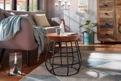 OTTO home Beistelltisch mit Metall-Gestell